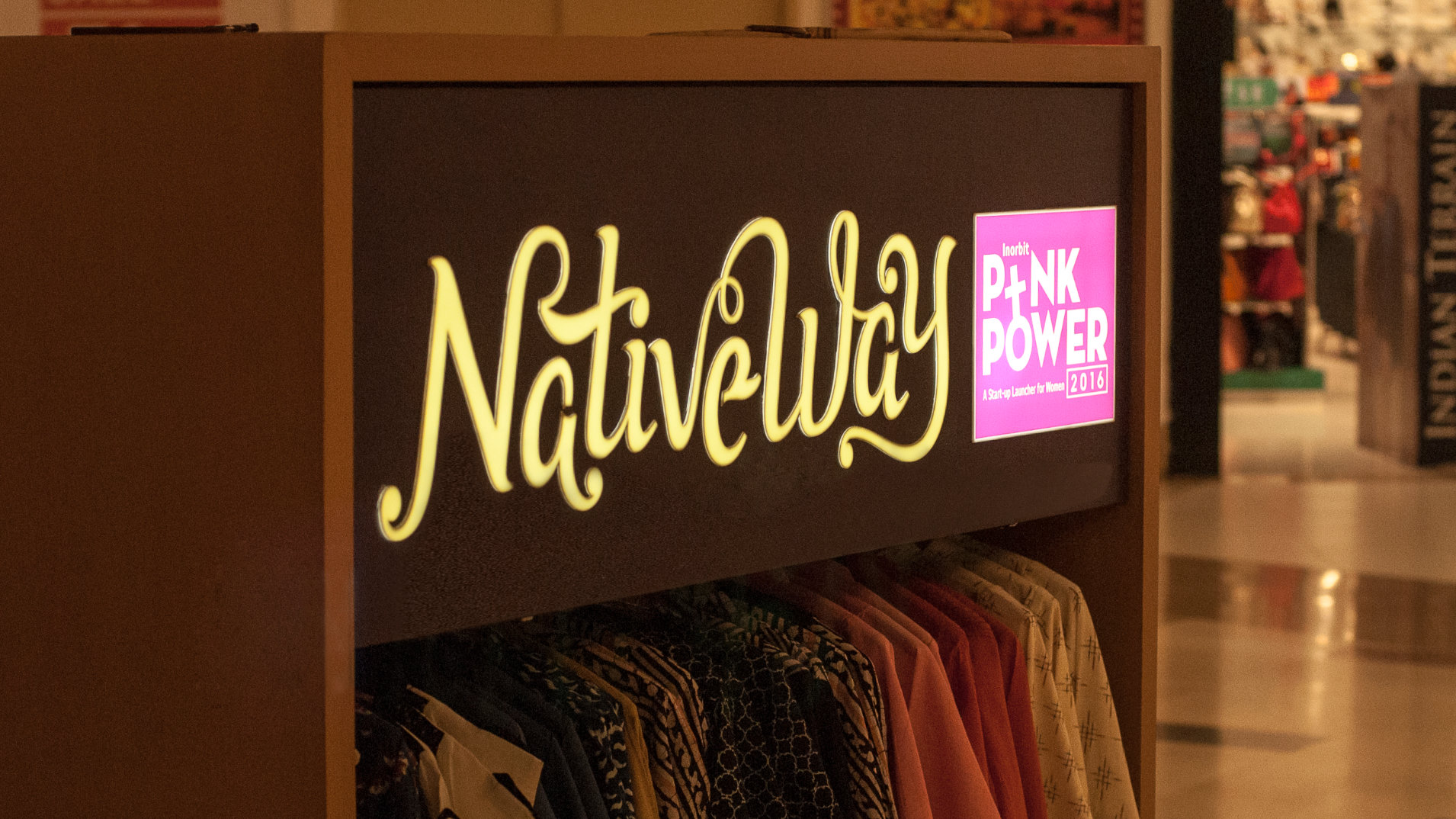 Signboard_ Nativeway :The project is an initiative by Inorbit Mall to empower women entrepreneurs.